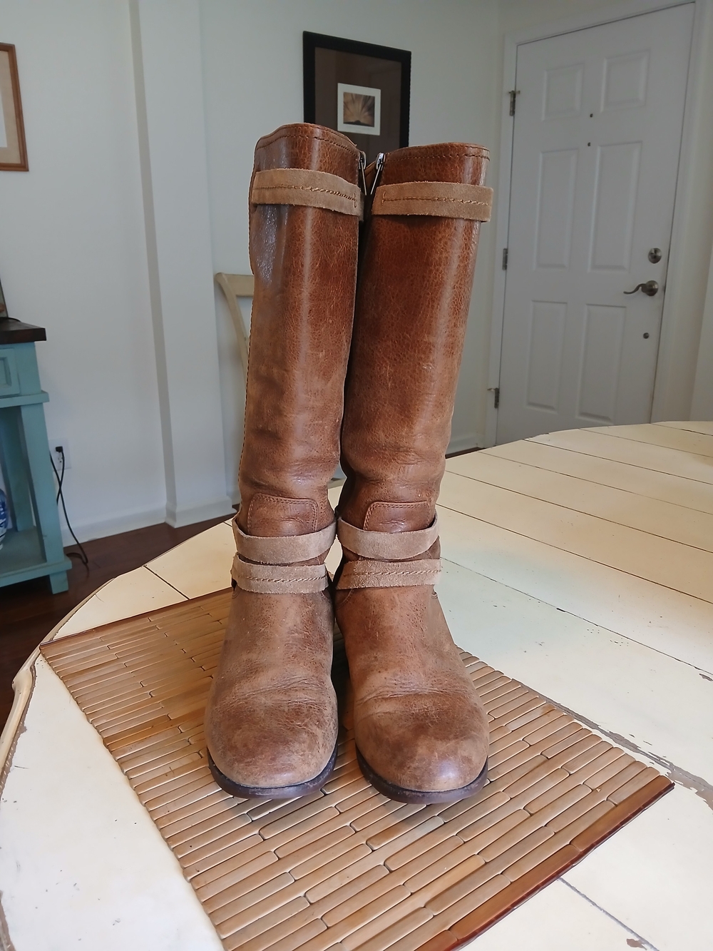 UGG Australia Women's Brown Leather Darcie Riding Boots